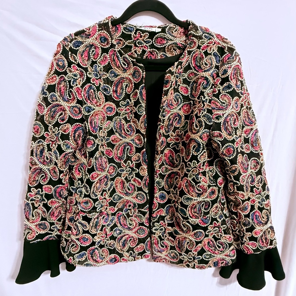 Paris Hues BlazerMulticolor Embroidery